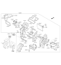 Diagram for Kia Sportage Heater Core - 971382S100