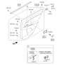 Diagram for 2013 Kia Sportage Weather Strip - 832413W000