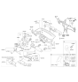 Diagram for 2014 Kia Sportage Glove Box - 845103W040WK