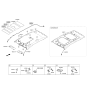 Diagram for 2014 Kia Sportage Antenna Cable - 965503W151