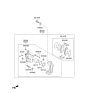 Diagram for Kia Sportage Brake Pad Set - 581013WA65