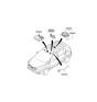 Diagram for 2012 Kia Sportage Dome Light - 928003W000ED