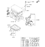 Diagram for 2009 Kia Sorento Dipstick Tube - 266122G000