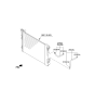 Diagram for Kia Oil Cooler Hose - 254202S500
