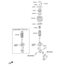 Diagram for 2015 Kia Sportage Shock And Strut Mount - 546102S500