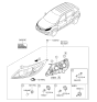Diagram for 2011 Kia Sportage Headlight - 921013W720