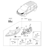 Diagram for 2013 Kia Sportage Headlight - 921013W720