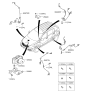 Diagram for Kia ABS Control Module - 589203W810