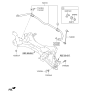 Diagram for 2010 Kia Sportage Sway Bar Bracket - 548142S000