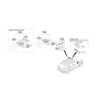 Diagram for 2013 Kia Sportage Car Mirror - 876203W510