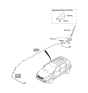 Diagram for Kia Sportage Antenna Mast - 962103W000