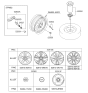 Diagram for Kia Sportage Spare Wheel - 529103W730