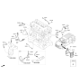 Diagram for 2014 Kia Optima Knock Sensor - 392502G100