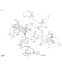 Diagram for Kia Sportage Control Arm Bushing - 552752S800