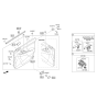 Diagram for Kia Sportage Car Speakers - 963103W700