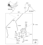 Diagram for 2014 Kia Sportage Washer Reservoir - 986203W010