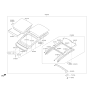 Diagram for 2015 Kia Sportage Sunroof - 816003W025ED