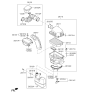 Diagram for 2011 Kia Sportage Air Filter - 281132S000