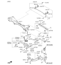 Diagram for 2014 Kia Sportage Sway Bar Link - 555302Z100