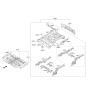 Diagram for Kia Sportage Floor Pan - 655003W770