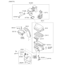 Diagram for Kia Sportage Air Duct - 281303W500