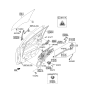 Diagram for Kia Sportage Door Lock Actuator - 813103W000