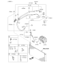 Diagram for 2011 Kia Optima Hybrid A/C Hose - 977634R101