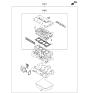 Diagram for Kia Optima Hybrid Cylinder Head Gasket - 209202GP00