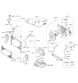 Diagram for 2014 Kia Cadenza Coolant Reservoir Cap - 253301P000