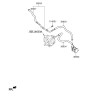 Diagram for 2012 Kia Optima Hybrid Cooling Hose - 369343D000