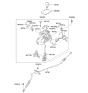 Diagram for 2012 Kia Optima Hybrid Shift Cable - 467904U000