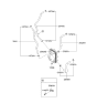 Diagram for Kia Optima Hybrid Cooling Hose - 254154R500