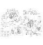 Diagram for Kia Cadenza Automatic Transmission Shift Position Sensor Switch - 427003B500