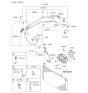 Diagram for Kia Optima Hybrid A/C Hose - 977624R000