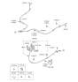 Diagram for Kia Optima Hybrid Parking Brake Cable - 597704R000