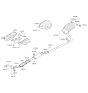 Diagram for 2012 Kia Optima Hybrid Catalytic Converter - 289502G320