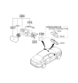 Diagram for 2013 Kia Optima Hybrid Car Mirror - 876204U000