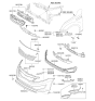 Diagram for 2011 Kia Optima Hybrid Fog Light - 922014U010