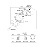 Diagram for 2011 Kia Optima Hybrid Steering Wheel - 561004U165VA