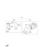 Diagram for Kia Optima Hybrid A/C Compressor - 972294R000AS