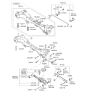 Diagram for 2013 Kia Optima Hybrid Sway Bar Kit - 555103S001