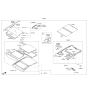 Diagram for 2013 Kia Optima Hybrid Sunroof - 816202T000