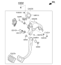 Diagram for Kia Sedona Brake Light Switch - 938103S700
