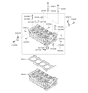 Diagram for 2013 Kia Optima Hybrid Cylinder Head - 221002G750