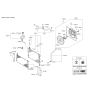 Diagram for Kia Optima Cooling Fan Assembly - 253803Q170