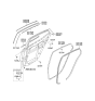 Diagram for Kia Optima Door Seal - 831502T001