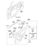 Diagram for 2012 Kia Optima Hybrid Door Handle - 836202T010