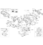 Diagram for Kia Steering Column Cover - 848554C100VA