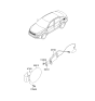 Diagram for 2015 Kia Optima Fuel Door - 695104C000
