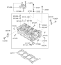 Diagram for 2011 Kia Optima Cylinder Head - 221002G560